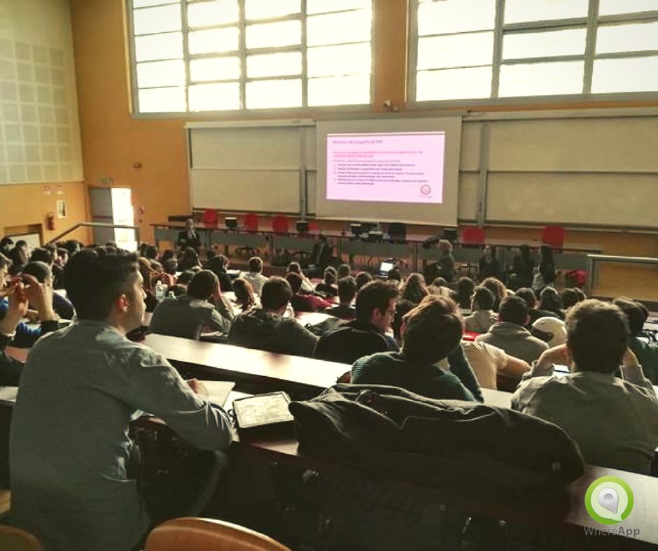 Presentazione WhereApp a Universita RomaTre